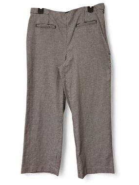 Talbots High Waisted Black & White Houndstooth Pants